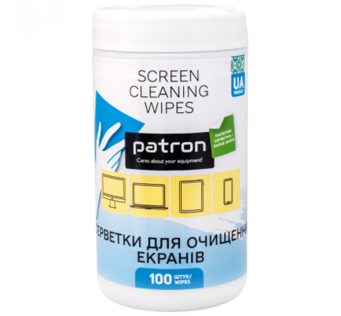Серветки Patron for TFT/PDA/LCD 100pcs, paper (F3-059)