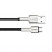 Дата кабель USB 2.0 AM to Type-C 1.0m head metal black ColorWay (CW-CBUC046-BK)