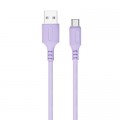 ColorWay Дата кабель USB 2.0 AM to Type-C 1.0m soft silicone violet ColorWay (CW-CBUC044-PU)