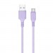 ColorWay Дата кабель USB 2.0 AM to Type-C 1.0m soft silicone violet ColorWay (CW-CBUC044-PU)