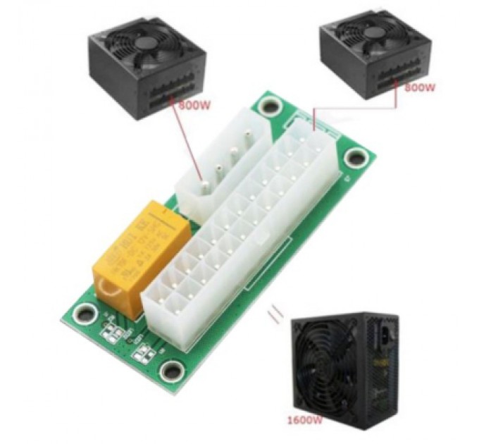 Dynamode Адаптер ATX 24 Pin to Molex 4 Pin Dynamode (ADD2PSU)