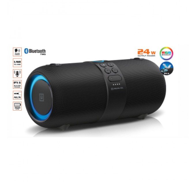 REAL-EL Акустична система REAL-EL X-735 Black