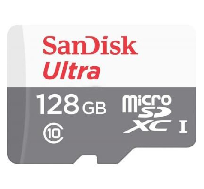 SanDisk Карта пам'яті SanDisk 128GB microSDHC class 10 UHS-I Ultra (SDSQUNR-128G-GN3MA)