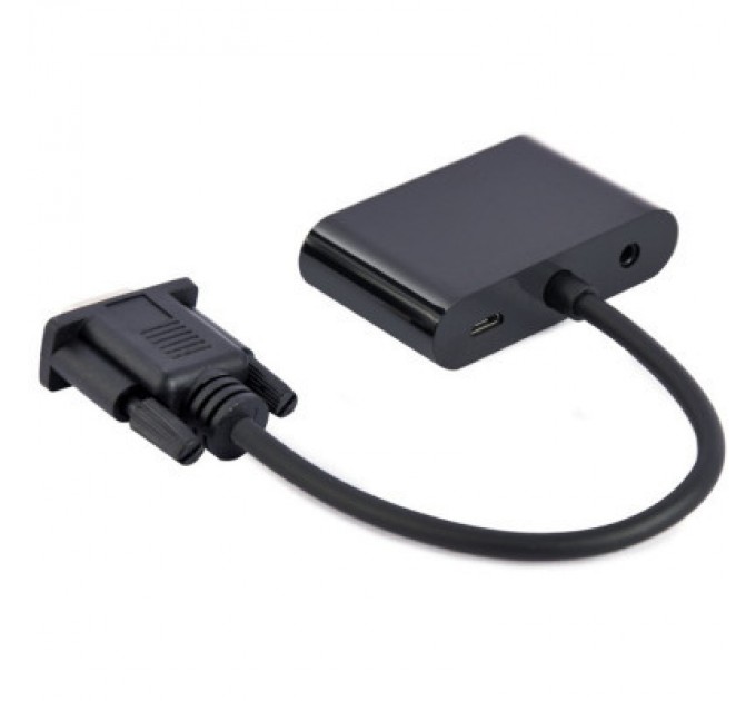 Cablexpert Перехідник Cablexpert VGA to HDMI/VGA+audio 3.5mm (A-VGA-HDMI-02)