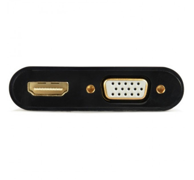 Cablexpert Перехідник Cablexpert VGA to HDMI/VGA+audio 3.5mm (A-VGA-HDMI-02)