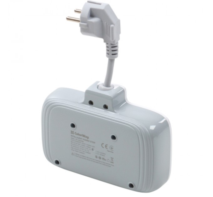 ColorWay Мережевий фільтр живлення ColorWay CW-CHE24PDW 2 розетки/4USB (CW-CHE24PDW)