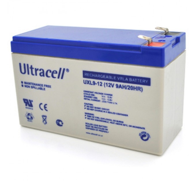 Батарея до ДБЖ Ultracell 12V-9Ah, AGM (UXL9-12)