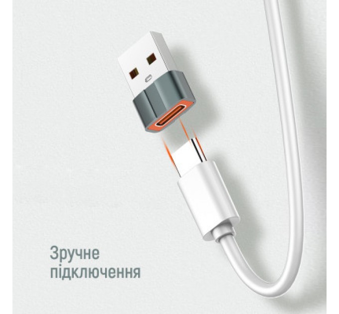 Перехідник USB-C to USB-A ColorWay (CW-AD-CA)