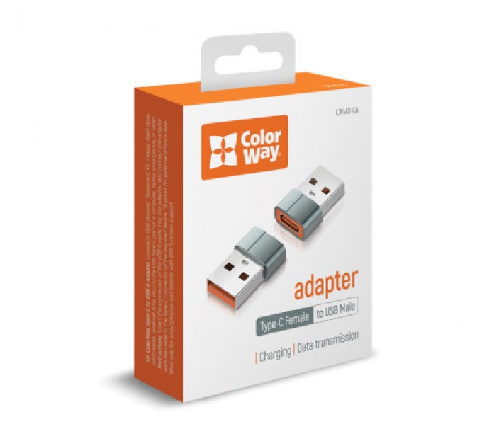 Перехідник USB-C to USB-A ColorWay (CW-AD-CA)
