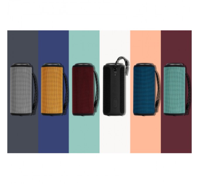 2E Акустична система 2E SoundXTube TWS MP3 Wireless Waterproof Grey (2E-BSSXTWGY)