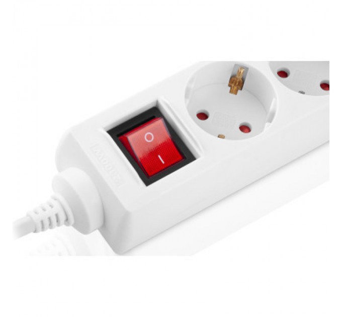 Мережевий фільтр живлення REAL-EL RS-Protect M 1.8m, white (EL122300025)