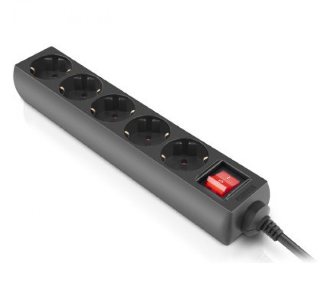 REAL-EL Мережевий фільтр живлення REAL-EL RS-Protect M 5m, black (EL122300030)