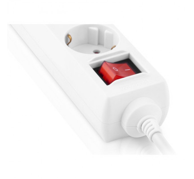 Мережевий фільтр живлення REAL-EL RS-Protect M 5m, white (EL122300029)