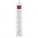 Мережевий фільтр живлення REAL-EL RS-Protect M 5m, white (EL122300029)