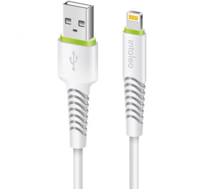 Intaleo Дата кабель USB 2.0 AM to Lightning 2.0m CBFLEXL2 white Intaleo (1283126521416)