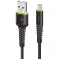 Intaleo Дата кабель USB 2.0 AM to Micro 5P 2.0m CBFLEXM2 black Intaleo (1283126521430)