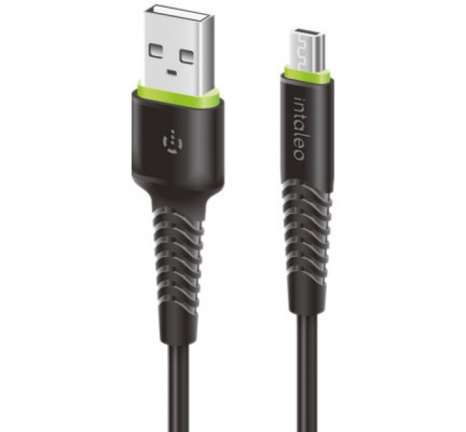 Intaleo Дата кабель USB 2.0 AM to Micro 5P 2.0m CBFLEXM2 black Intaleo (1283126521430)