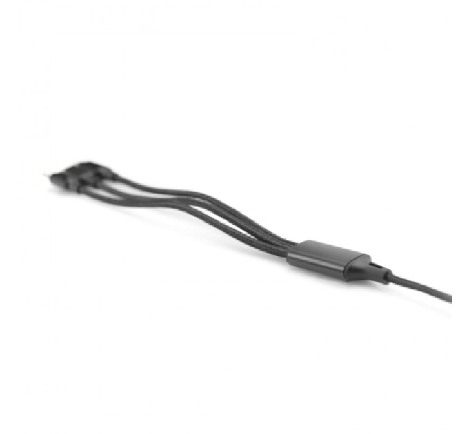 Digitus Дата кабель USB 2.0 AM to Lightning + Micro 5P + Type-C 1.0m charge only Digitus (AK-300160-010-S)