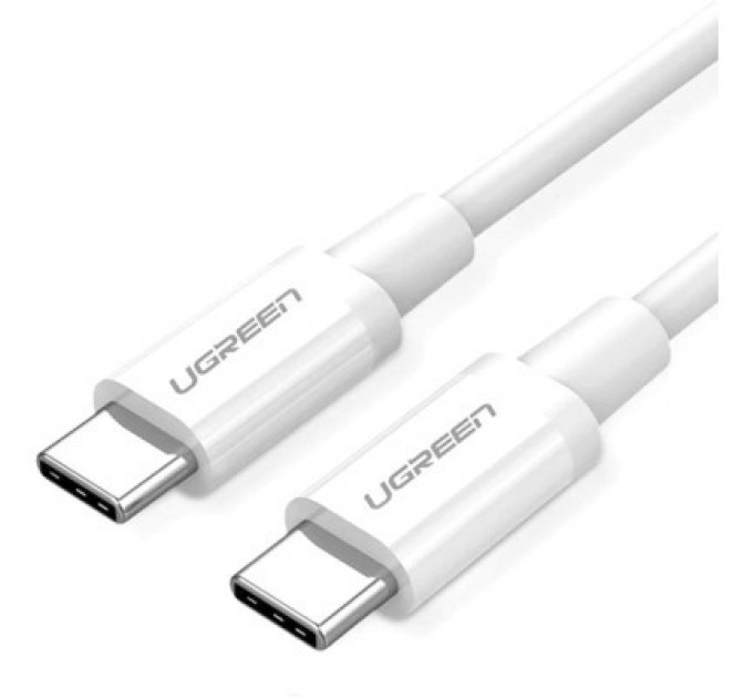 Дата кабель USB-C to USB-C 1.5m US264 18W ABS Cover White Ugreen (60519)