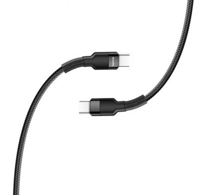 ColorWay Дата кабель USB-C to USB-C 0.3m 3А black ColorWay (CW-CBPDCC054-BK)