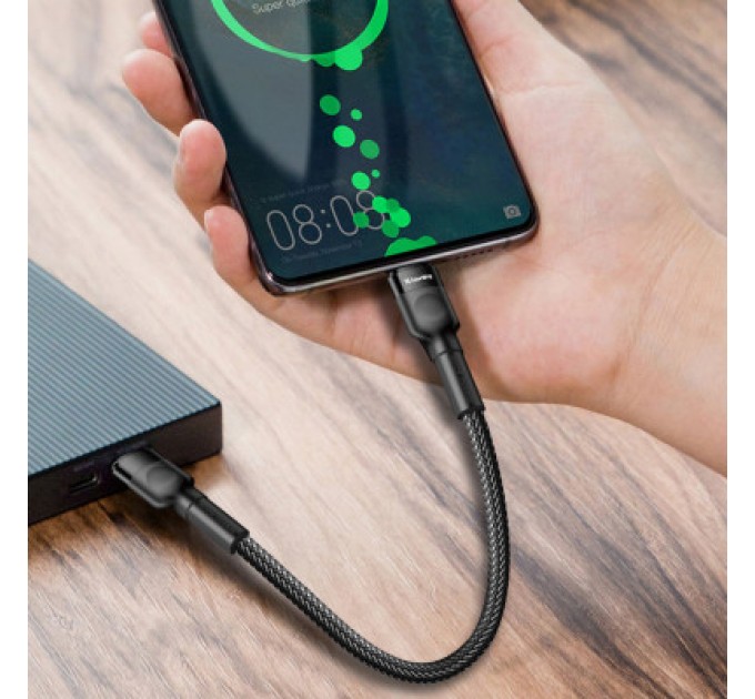 ColorWay Дата кабель USB-C to USB-C 0.3m 3А black ColorWay (CW-CBPDCC054-BK)