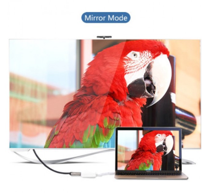 Перехідник USB2.0 Type-C to HDMI V1.4b 40273 white Ugreen (40273)