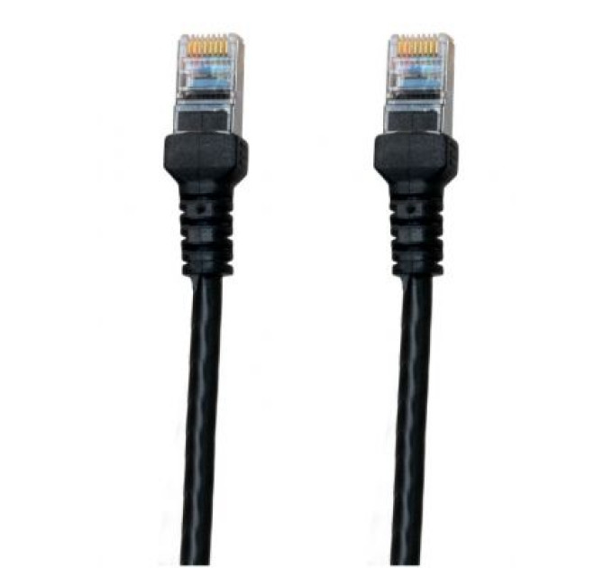 Extradigital Патч-корд 2м, Cat. 6, FTP, CCA, black Extradigital (KBP1865)