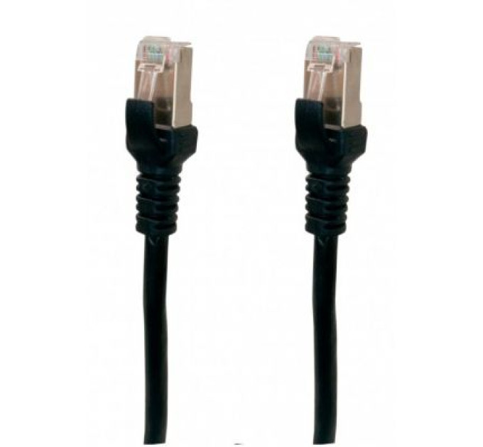 Extradigital Патч-корд 2м, Cat. 6, FTP, CCA, black Extradigital (KBP1865)