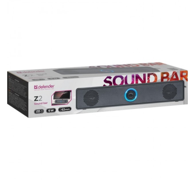 Defender Акустична система Defender Z2 LED USB Black (65102)