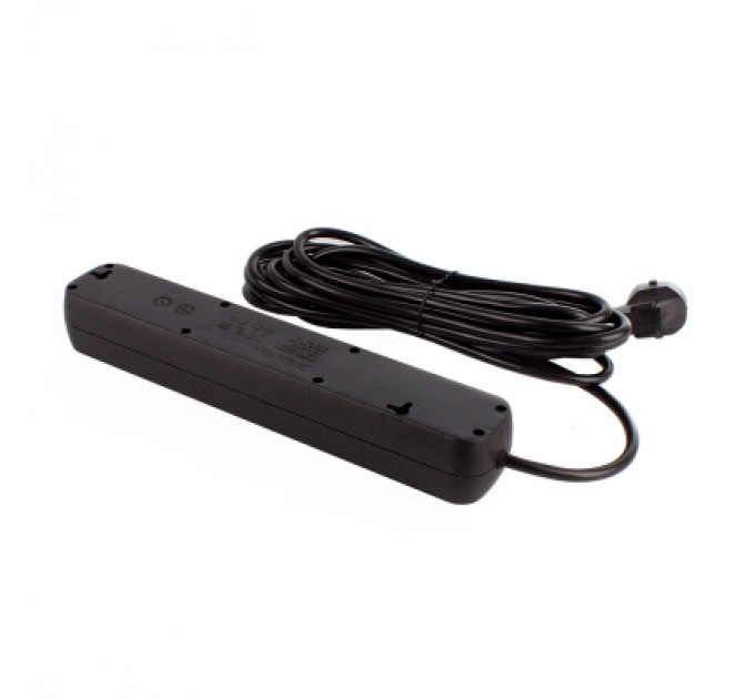 ColorWay Мережевий фільтр живлення ColorWay CW-PSEA55BK, 5 розеток/ 5M black (CW-PSEA55BK)