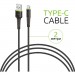 Дата кабель USB 2.0 AM to Type-C 2.0m CBFLEXT2 Black Intaleo (1283126521423)