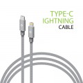 Intaleo Дата кабель USB-C to Lightning 1.0m CBGNYTL1 30W Grey Intaleo (1283126559587)