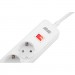2E Мережевий фільтр живлення 2E 5XSchuko, 3G*1.5мм, 3*USB-A, 2м, white (2E-SP515M2USBWH)