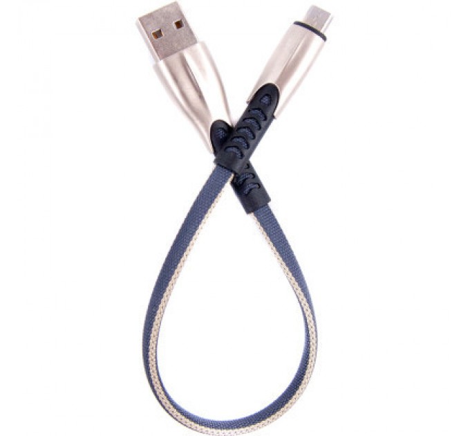 Dengos Дата кабель USB 2.0 AM to Micro 5P 0.25m gray Dengos (PLS-M-SHRT-PLSK-GREY)