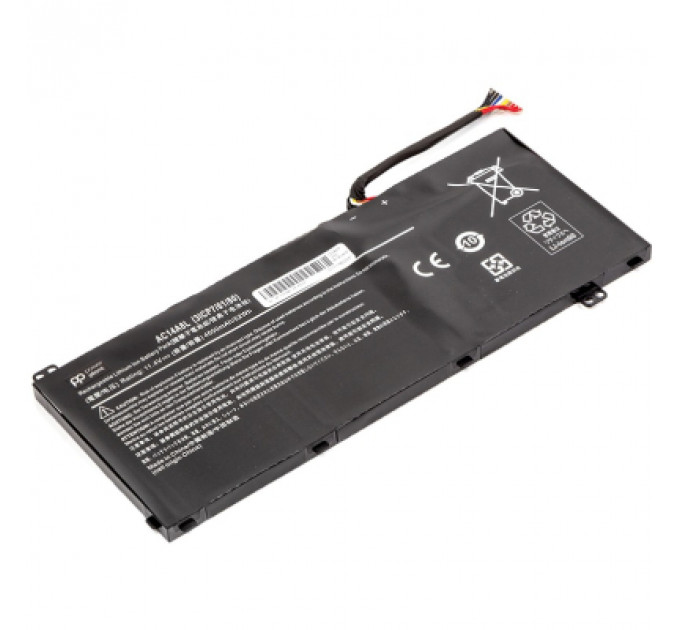 Акумулятор до ноутбука PowerPlant ACER Aspire V15 NITRO (AC14A8L/AC15B7L) 11.4V 4600mAh (NB410415)