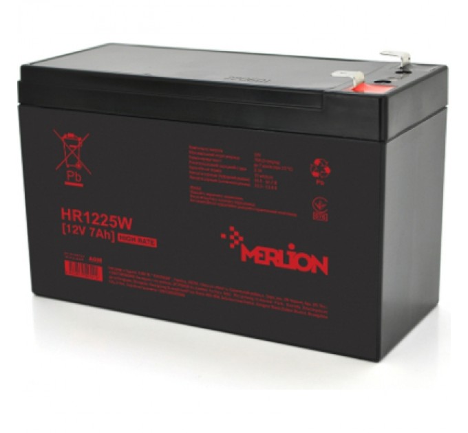 Merlion Батарея до ДБЖ Merlion HR1225W, 12V 7Ah (HR1225W)