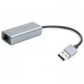 PowerPlant Адаптер USB3.0 to RJ45, 1000Mbps, 0.15m PowerPlant (CA913367)