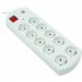 PowerPlant Мережевий фільтр живлення PowerPlant 10м, 10 розеток, USB, євро, 100% мідь (YS-N6065/10) (EX610563)