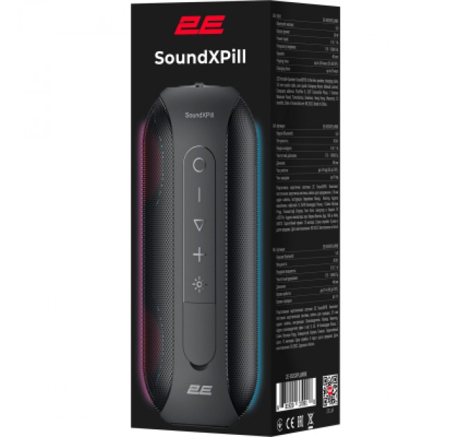 2E Акустична система 2E SoundXPill Black (2E-BSSXPLLWBK)