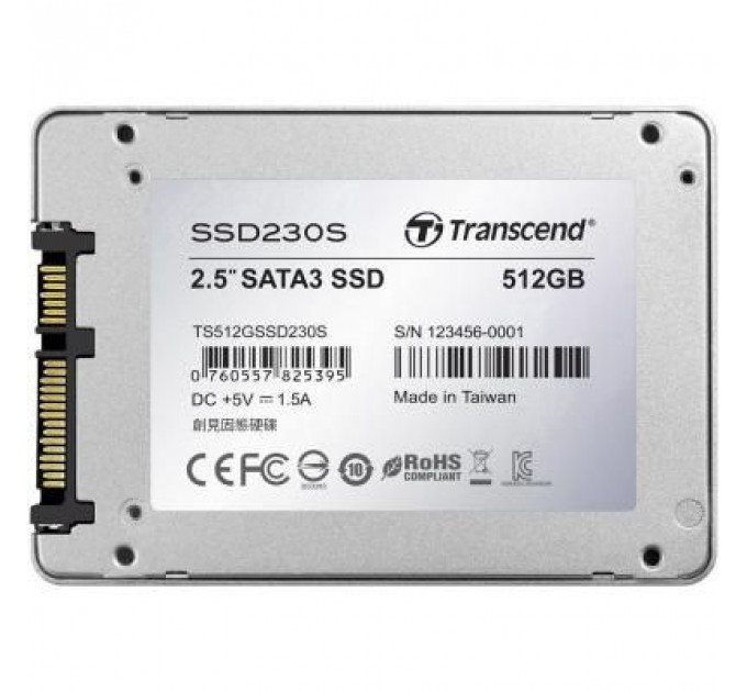 Накопичувач SSD 2.5" 512GB Transcend (TS512GSSD230S)