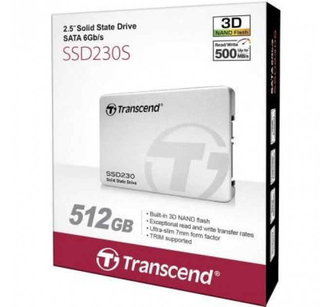 Накопичувач SSD 2.5" 512GB Transcend (TS512GSSD230S)