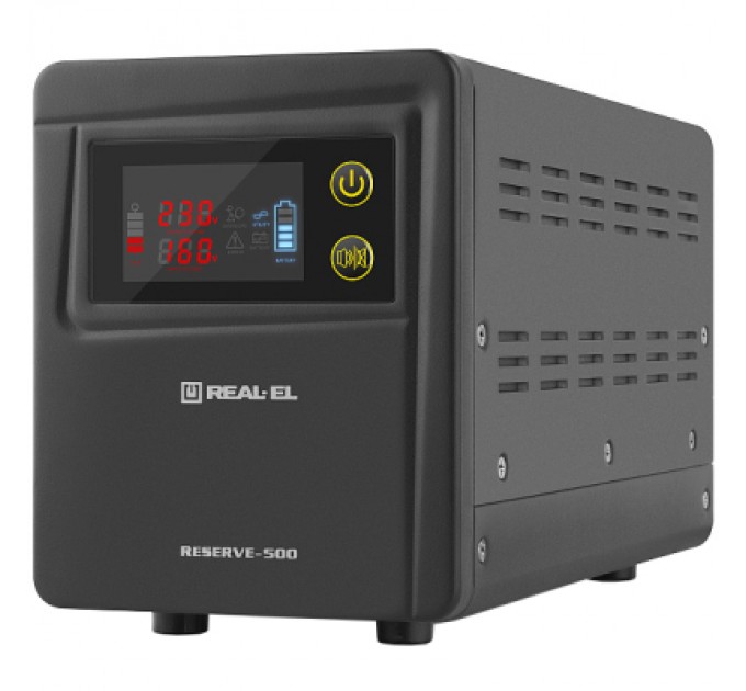 REAL-EL Пристрій безперебійного живлення REAL-EL RESERVE-500 (EL122100003)