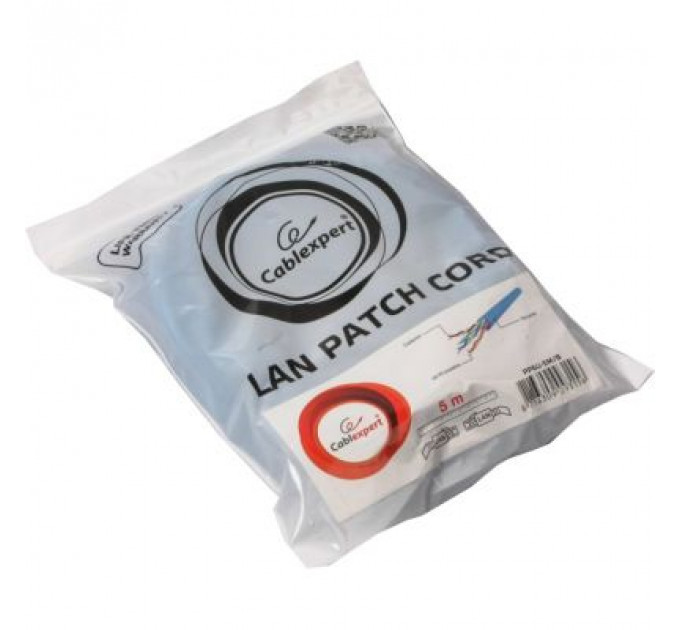 Патч-корд 5м UTP cat 6 CCA blue Cablexpert (PP6U-5M/B)