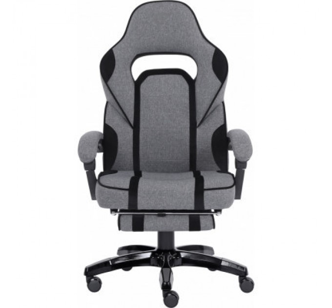 Крісло ігрове GT Racer X-2749-1 Gray/Black Suede (X-2749-1 Fabric Gray/Black Suede)
