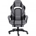Крісло ігрове GT Racer X-2749-1 Gray/Black Suede (X-2749-1 Fabric Gray/Black Suede)