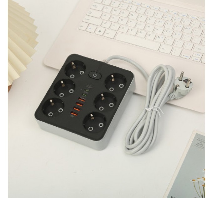 XoKo Мережевий фільтр живлення XoKo XK-SP-6-4-2-BK