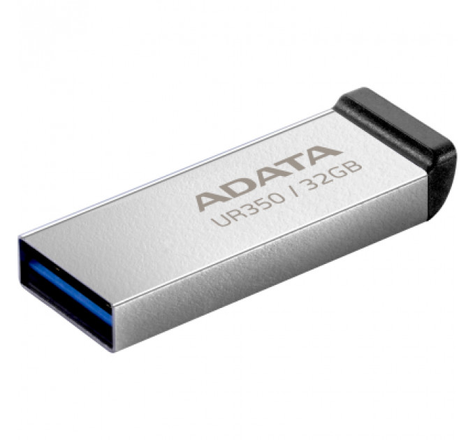 USB флеш накопичувач ADATA 32GB UR350 Silver-Black USB 3.2 (UR350-32G-RSR/BK)