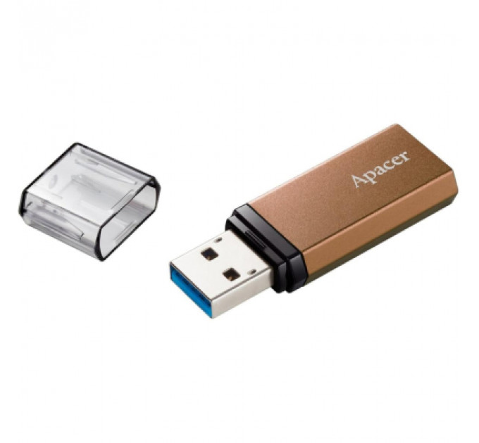 USB флеш накопичувач Apacer 64GB AH25C Classical Bronze USB 3.2 (AP64GAH25CJ-1)