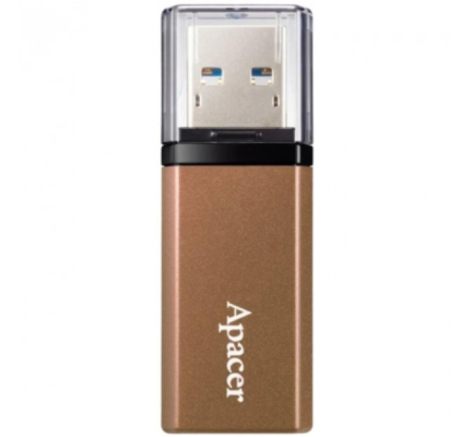 USB флеш накопичувач Apacer 64GB AH25C Classical Bronze USB 3.2 (AP64GAH25CJ-1)