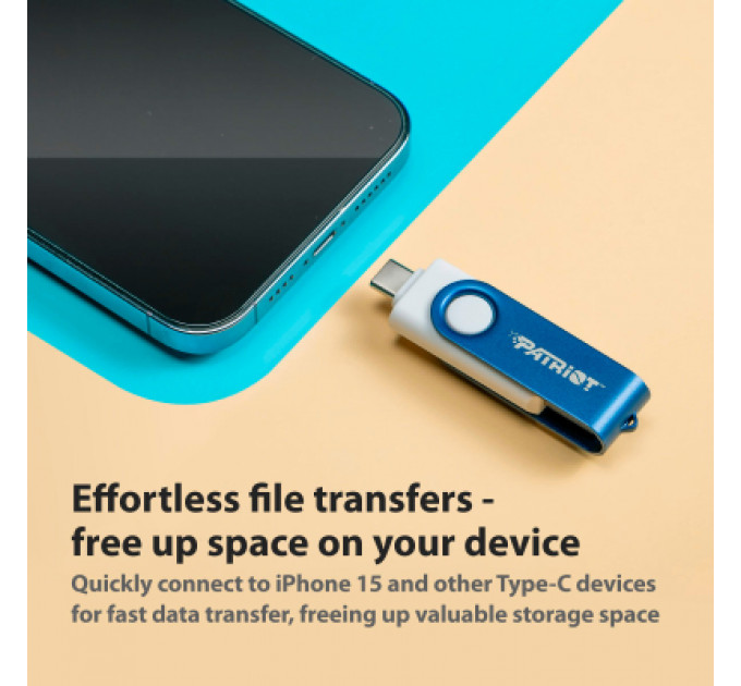 USB флеш накопичувач Patriot 32GB Xporter X550 USB 3.2/Type-C (PS32GX550AAD)